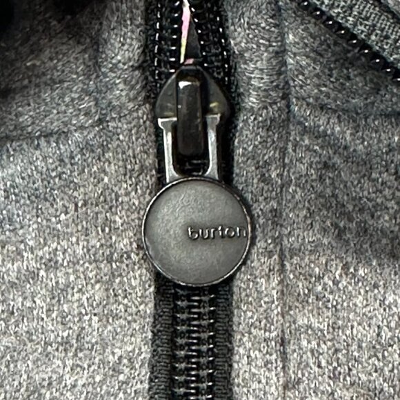 Burton Gray & Black Dry Ride Starr Hooded Zip Snowboard Vest - Small - NWOT - Picture 6 of 11